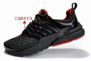 Wholesale Motion Detection Sports shoes Spy Camera Hidden Mini Camera 32GB